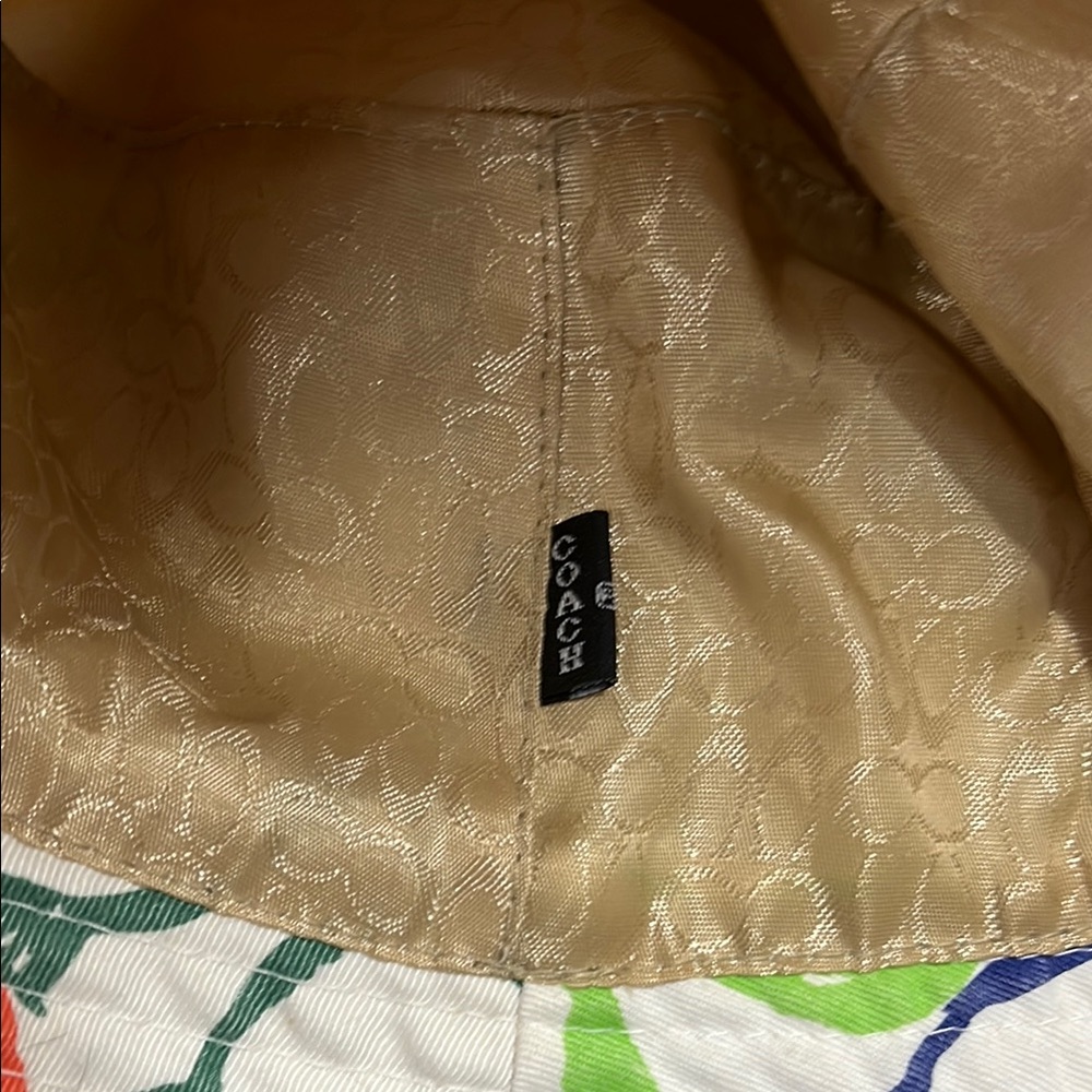 Coach Multicolor Signature Bucket Hat - Picture 3 of 4